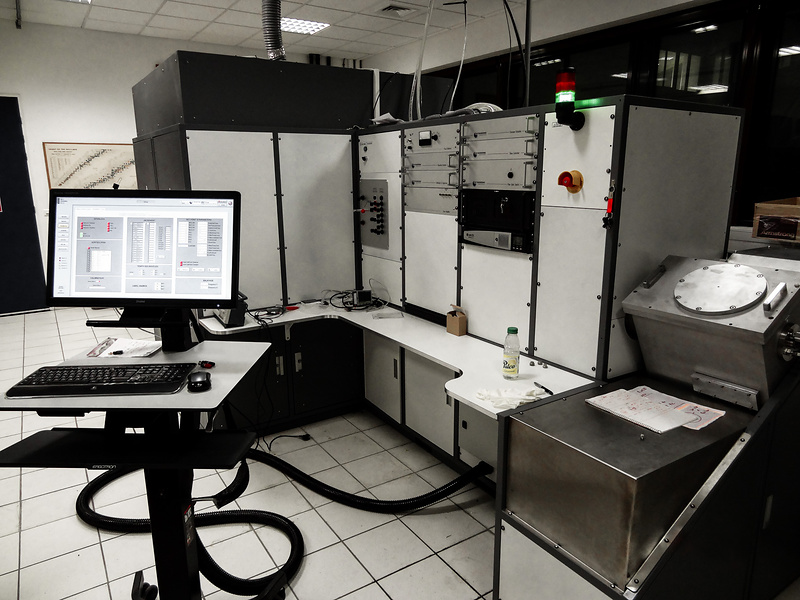 Special purpose machine with a LabVIEW control station and integrated instrumentation
